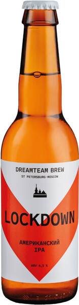

Пиво Dreamteam Brew Lockdown 0,33 л, Светлое
