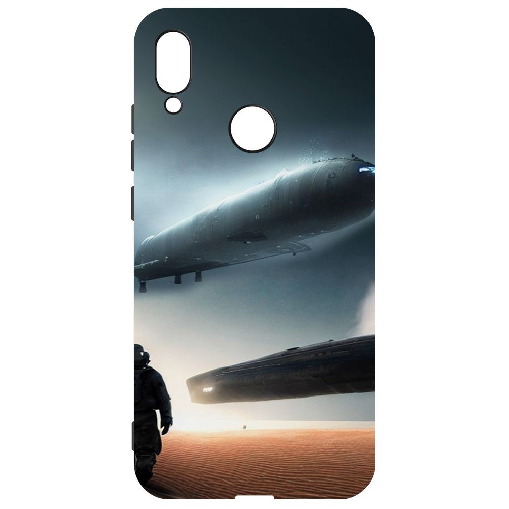

Чехол-накладка Софт Пора лететь для Xiaomi Redmi Note 7, Черный