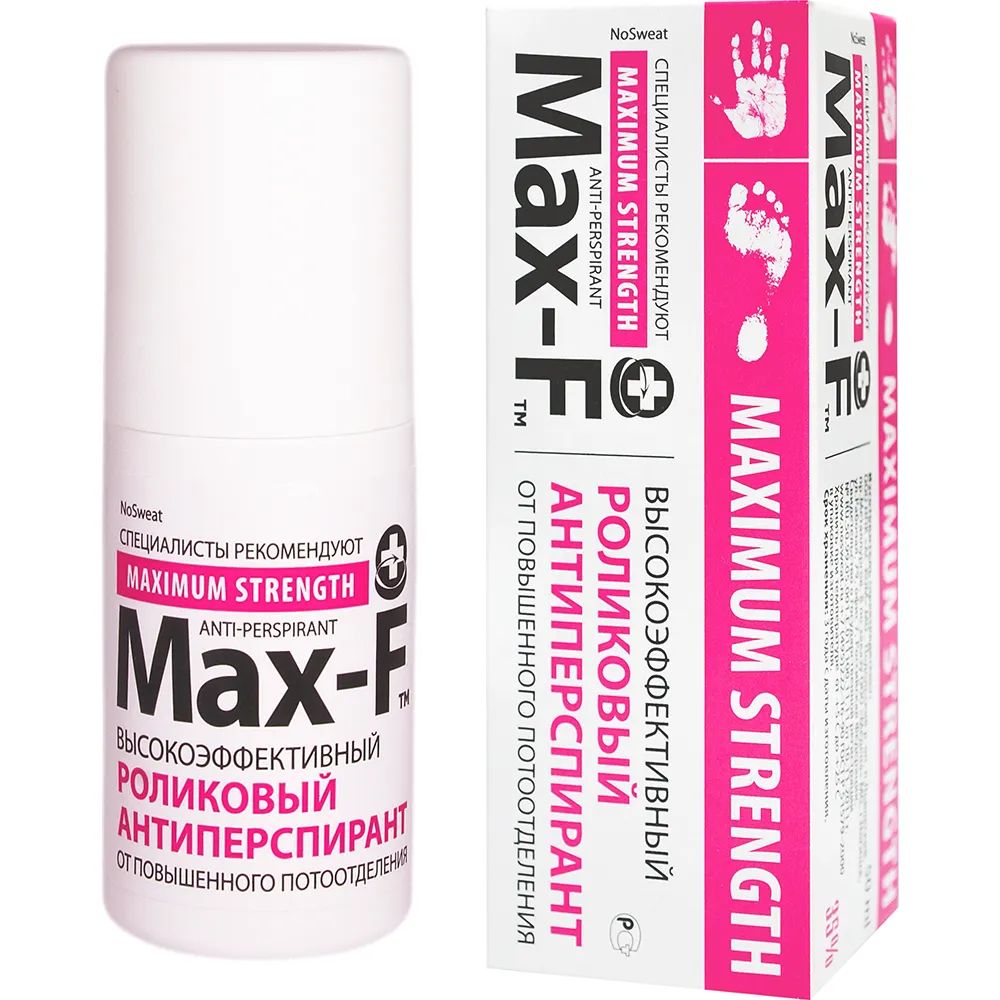 Антиперспирант Max-F NoSweat 35%  от пота и запаха для рук и ног