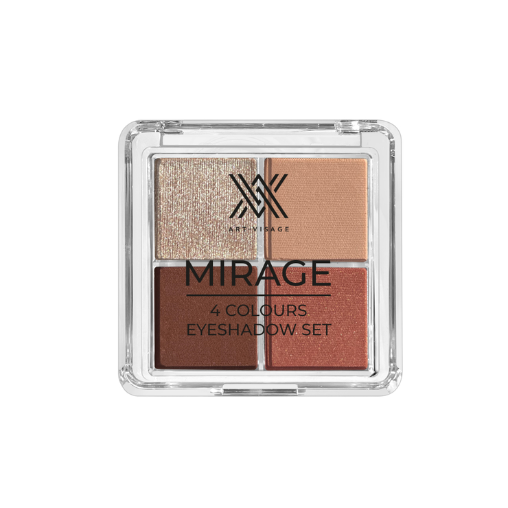 Палетка теней для век Art-Visage Mirage 05 палетка теней для век 4 оттенка multi effect quadra eyeshadow e0922 03 gabri 4 0 8 г