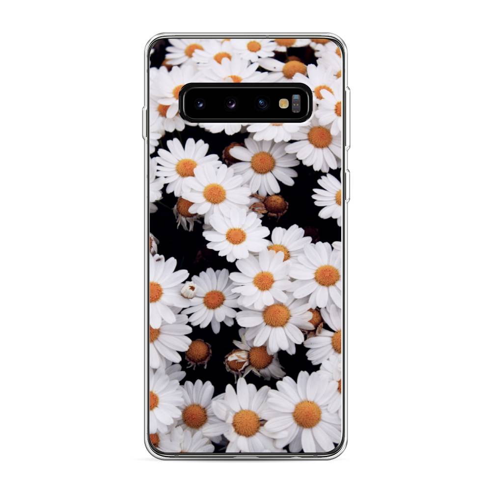 

Чехол Awog на Samsung Galaxy S10 "Ромашковое поле", Разноцветный, 27050-4