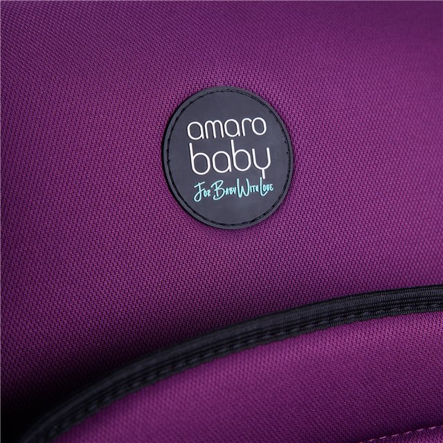 фото Автокресло детское amarobaby safety, группа 0+/i, (фиолетовый)