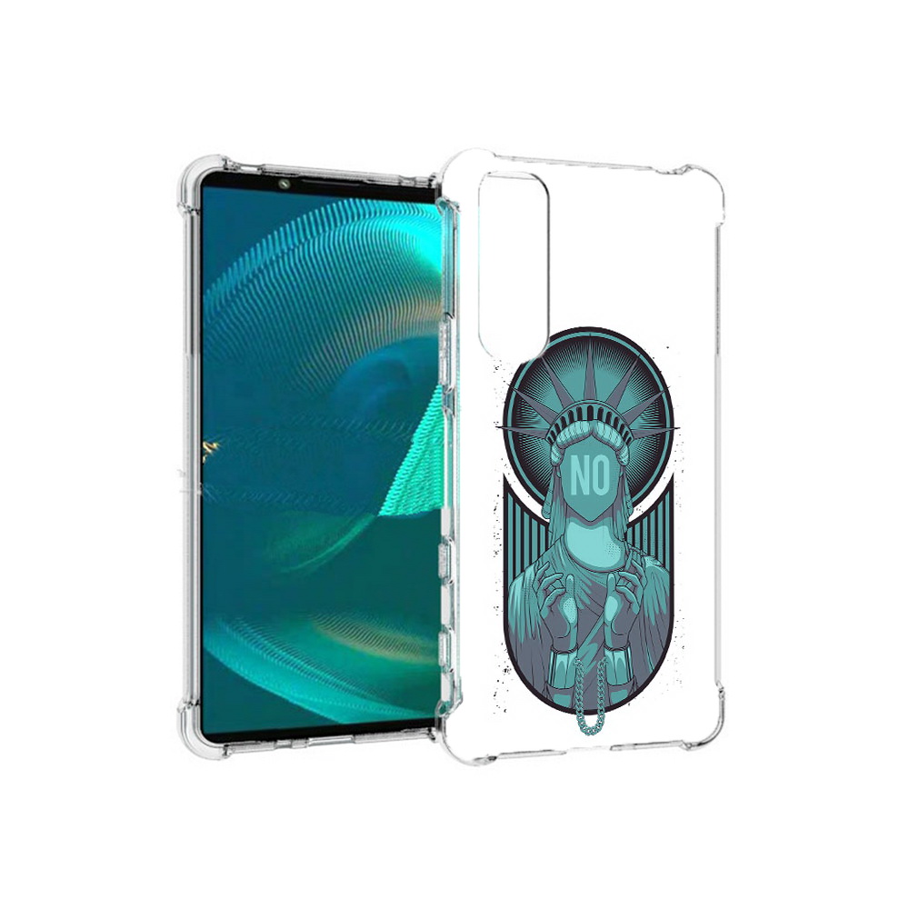 

Чехол MyPads Tocco для Sony Xperia 5 III статуя свободы зеленый (PT172137.231.623), Прозрачный, Tocco