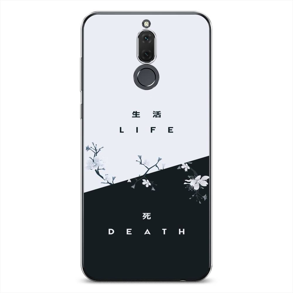 

Чехол Awog на Huawei Nova 2i/Mate 10 Lite "Life and death", Черный;серый, 6120550-7