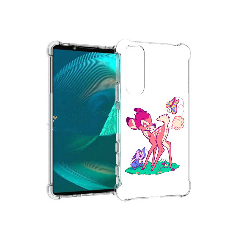 

Чехол MyPads Tocco для Sony Xperia 5 III смешной олененок (PT172137.231.610), Прозрачный, Tocco