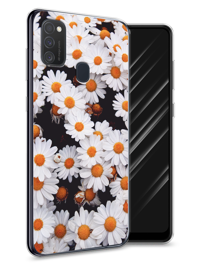 

Чехол Awog на Samsung Galaxy M21 "Ромашковое поле", Разноцветный, 29750-4
