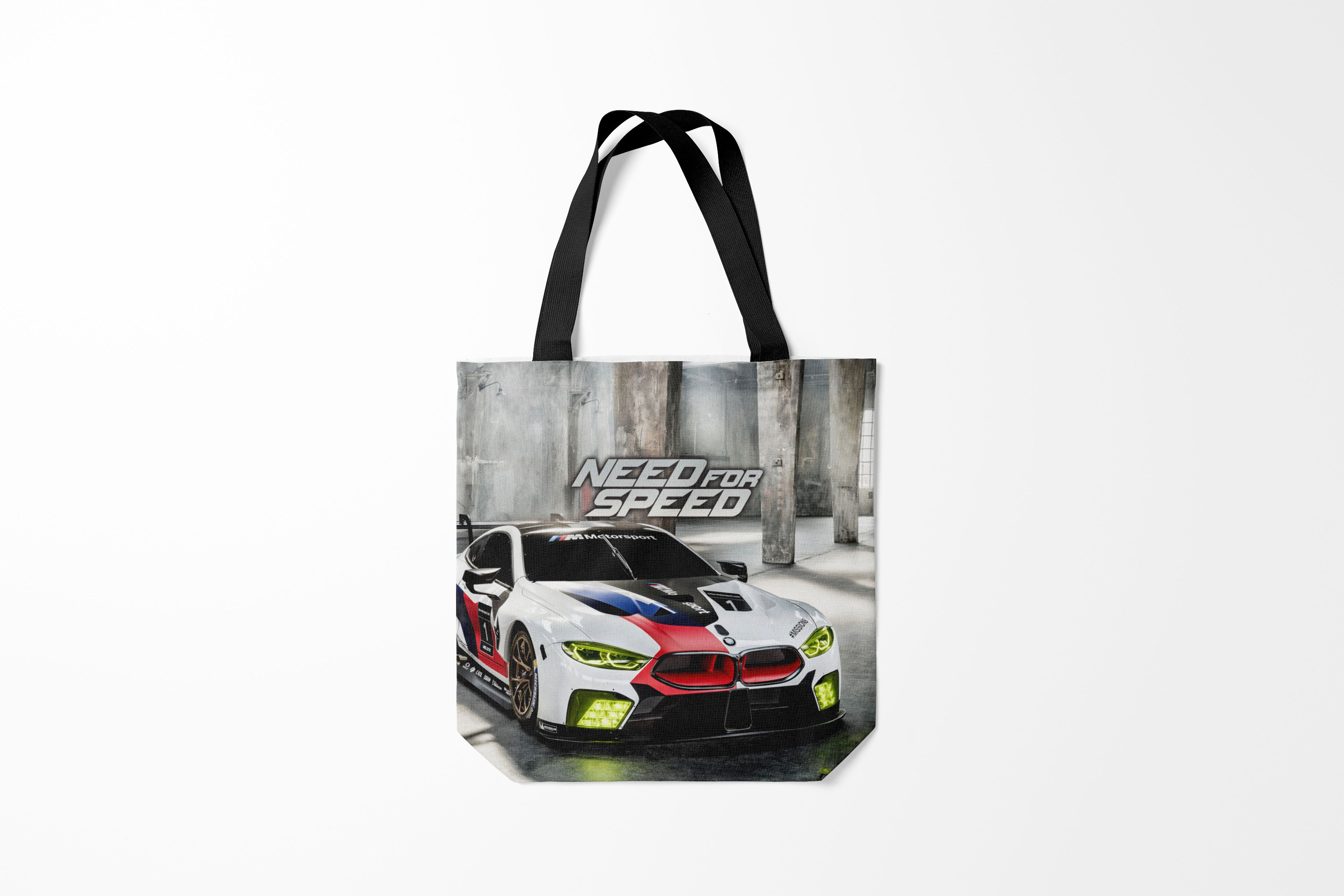 

Сумка шoппер унисекс Burnettie NFS Need for Speed, серый, NFS Need for Speed