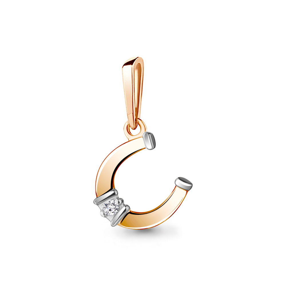 

Подвеска из красного золота с бриллиантом Aquamarine 920629к, 920629к_585_кз