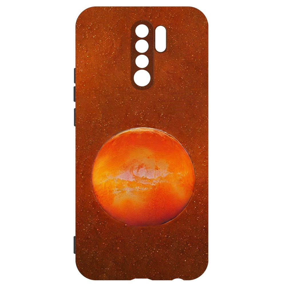 

Чехол-накладка Софт Мандариновый космос для Xiaomi Redmi 9