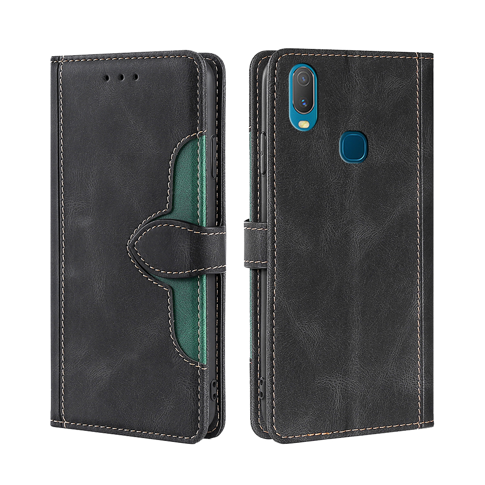 

Чехол-книжка MyPads для Vivo Y11 / Виво Y11,узор в сочетании с другим цветом (черный)