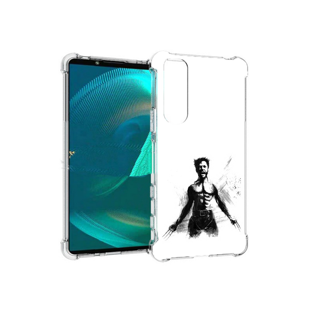 

Чехол MyPads Tocco для Sony Xperia 5 III росомаха (PT172137.231.587), Прозрачный, Tocco