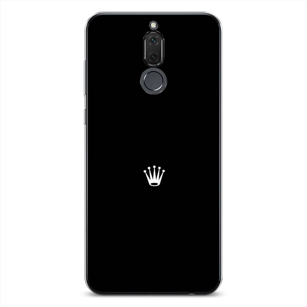 

Чехол Awog на Huawei Nova 2i/Mate 10 Lite "Белая корона на черном фоне", Черный, 6120550-7