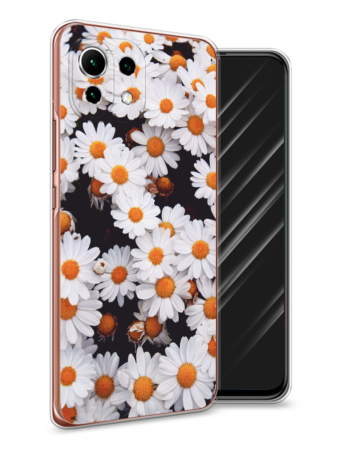 

Чехол Awog на Xiaomi Mi 11 Lite "Ромашковое поле", Разноцветный, 310250-4