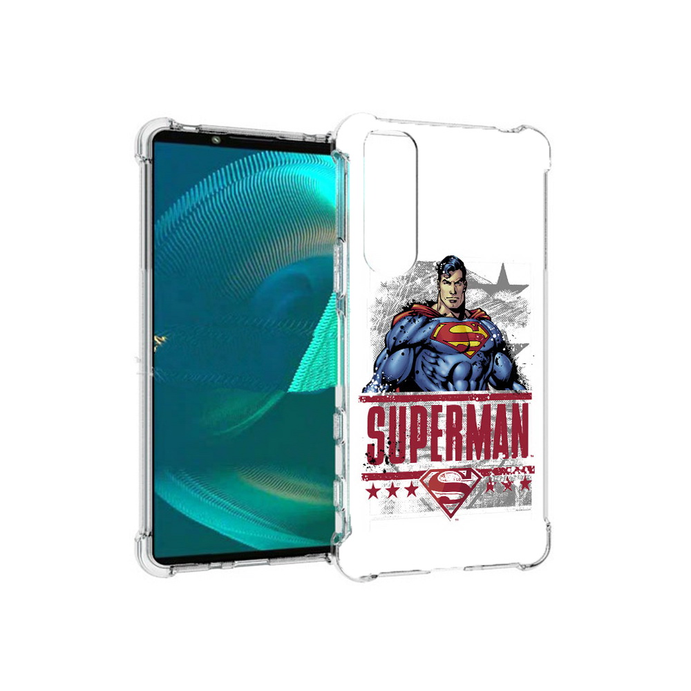 

Чехол MyPads Tocco для Sony Xperia 5 III рисунок супермен (PT172137.231.583), Прозрачный, Tocco