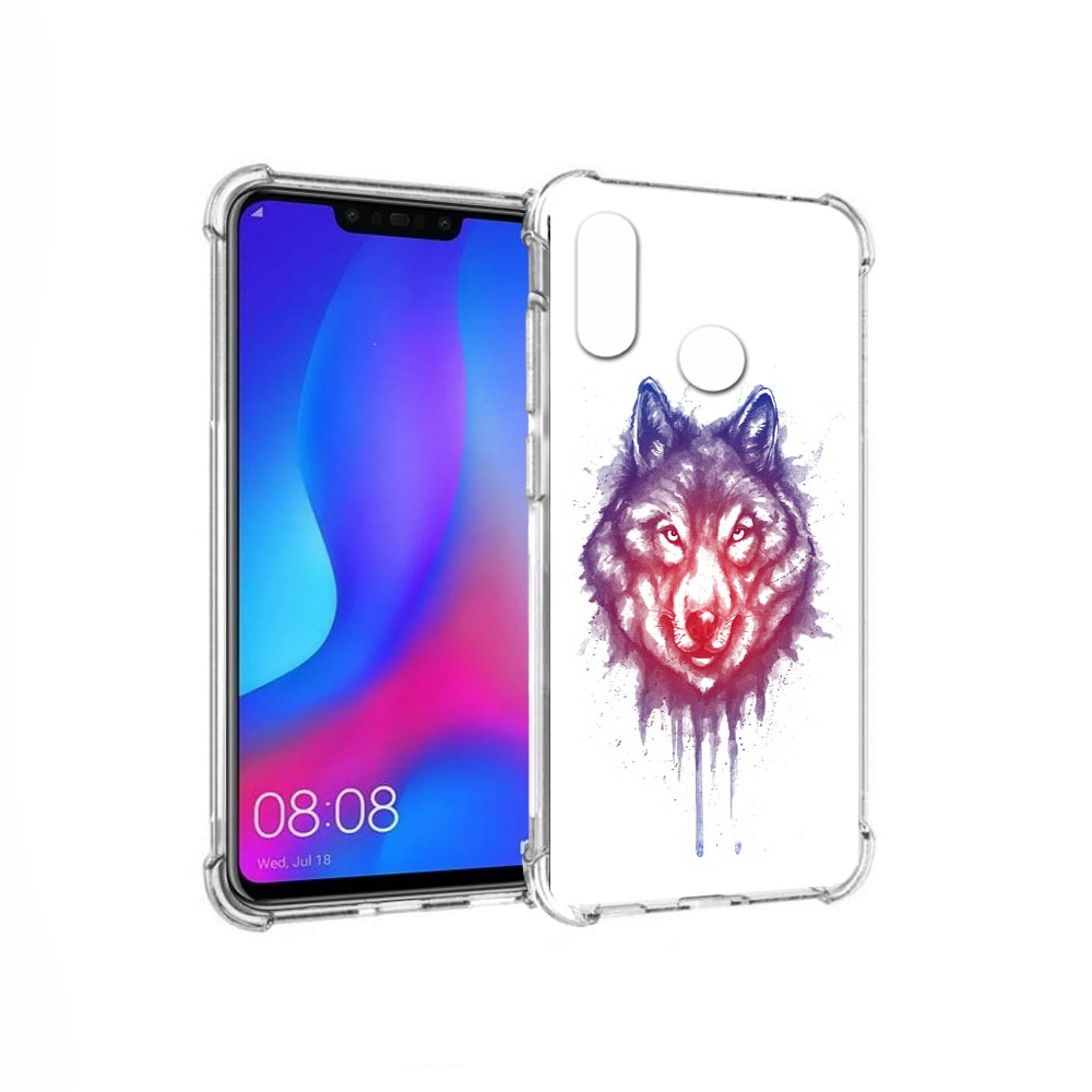 

Чехол MyPads Tocco для Huawei Nova 3 пушистый волк (PT115710.27.561), Прозрачный, Tocco