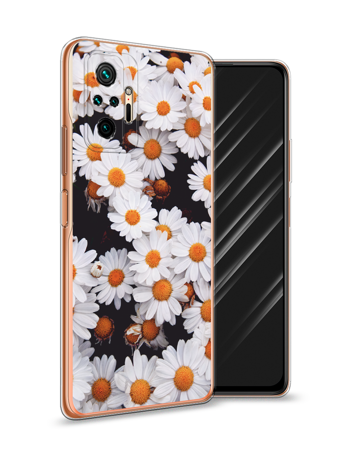 

Чехол Awog на Xiaomi Redmi Note 10 Pro "Ромашковое поле", Разноцветный, 310050-4