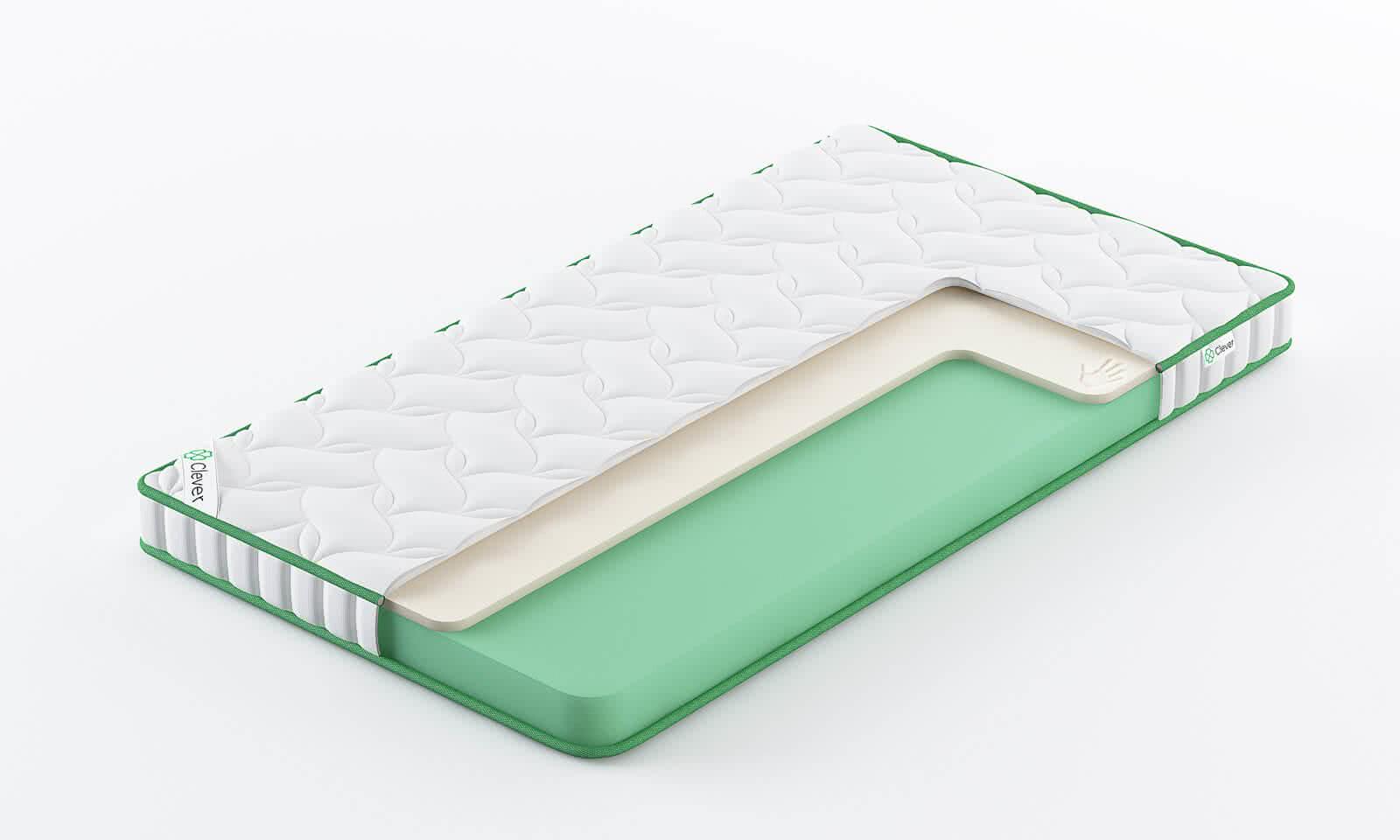 

Матрас Clever Flash Slim 165x195, Белый, CLEVER FLASH SLIM