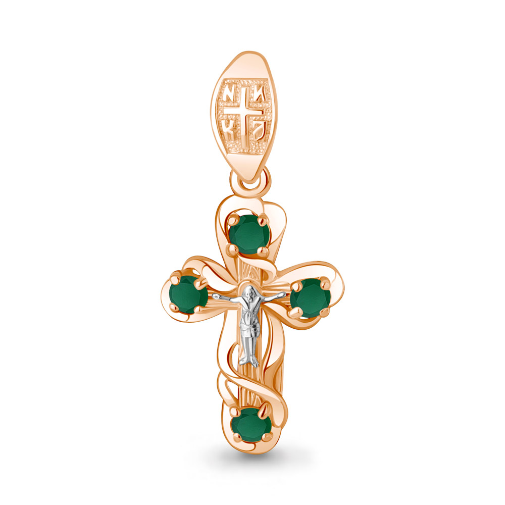 

Кулон из серебра с агатом Aquamarine 2226209, 2226209_925_з