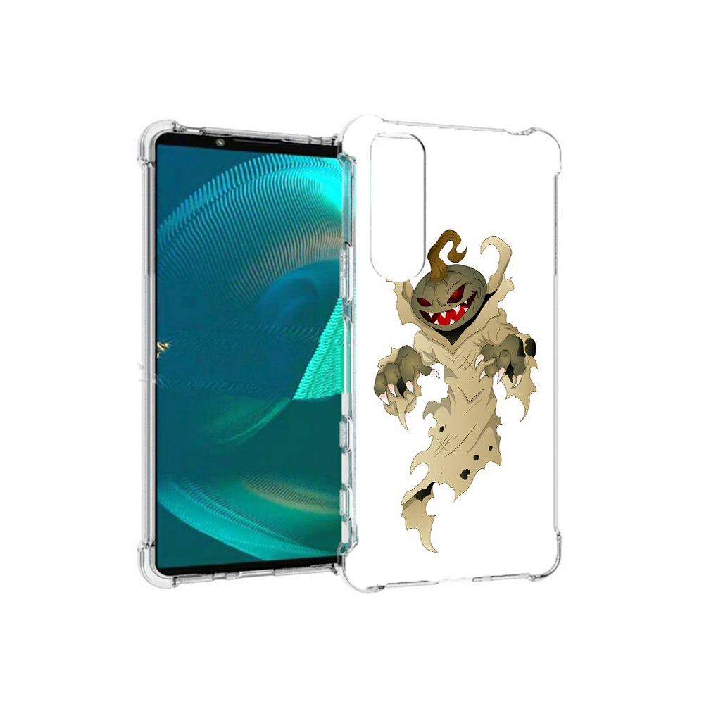 

Чехол MyPads Tocco для Sony Xperia 5 III призрак хэллоуина (PT172137.231.555), Прозрачный, Tocco