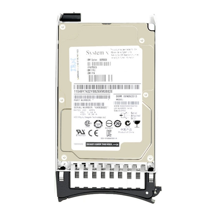 HDD IBM Жесткий диск IBM 900GB 10K 6GB SAS SFF HDD V3700 [00AR118] 900 ГБ (00AR118)