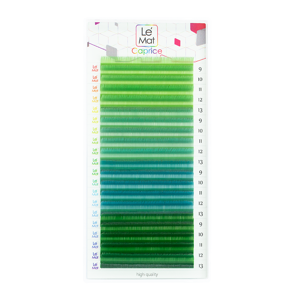 

Ресницы EMERALD Le Maitre Caprice 20 линий C 0.07 MIX 9-13 mm, Разноцветный