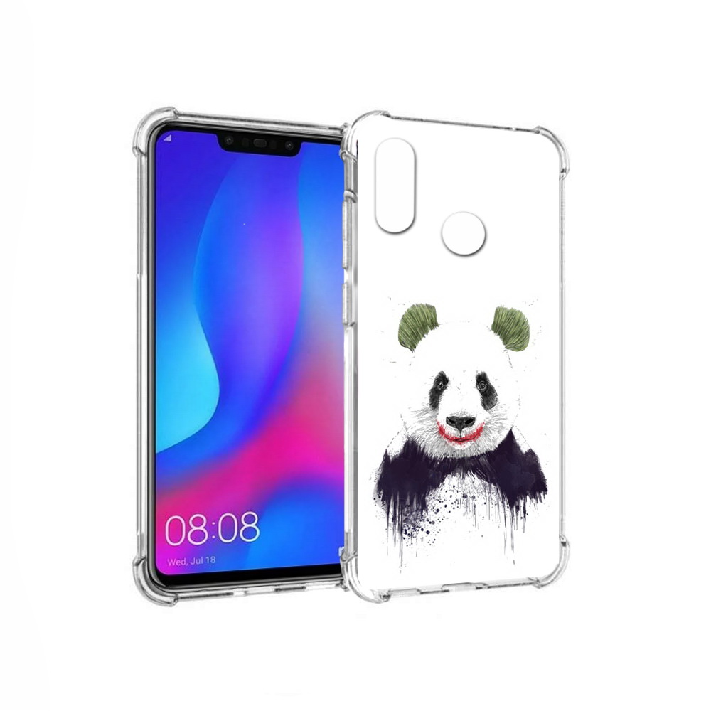 

Чехол MyPads Tocco для Huawei Nova 3 панда джокер (PT115710.27.533), Прозрачный, Tocco