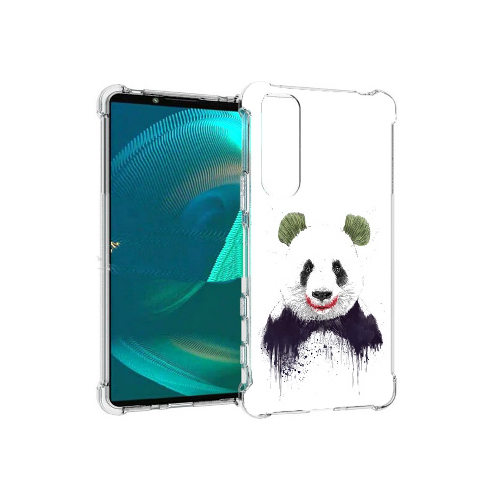 

Чехол MyPads Tocco для Sony Xperia 5 III панда джокер (PT172137.231.533), Прозрачный, Tocco