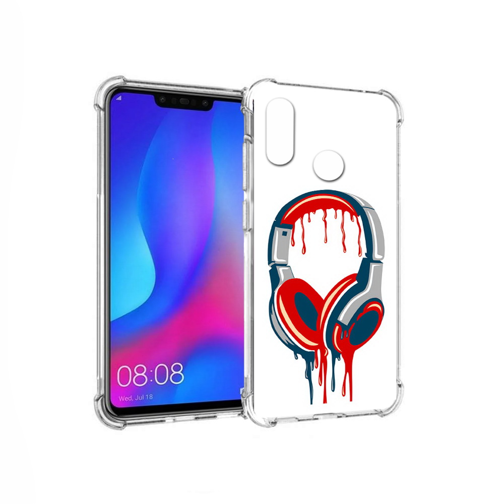 

Чехол MyPads Tocco для Huawei Nova 3 не делай громко (PT115710.27.517), Прозрачный, Tocco