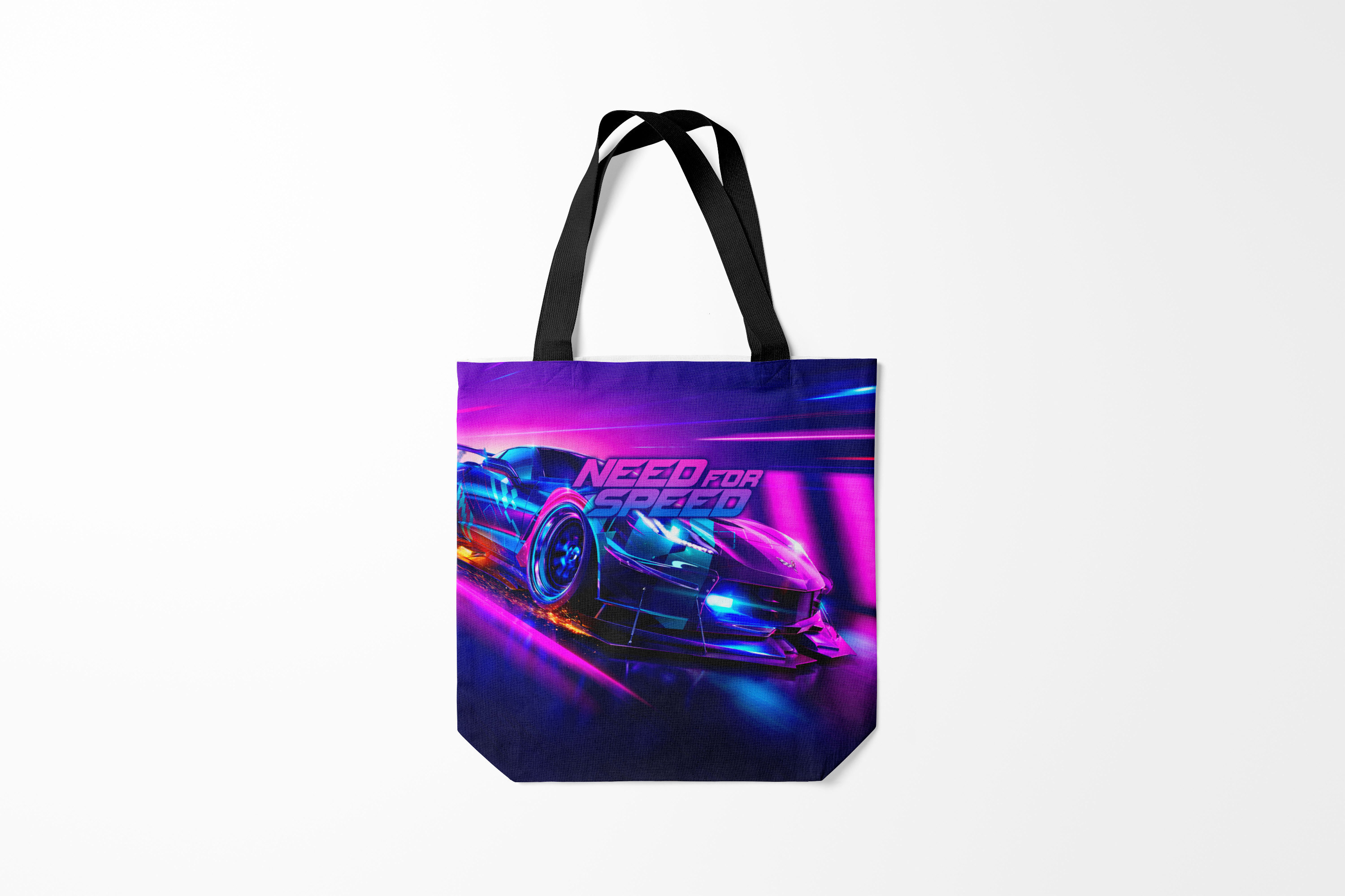 

Сумка шoппер унисекс Burnettie NFS Need for Speed, синий, NFS Need for Speed