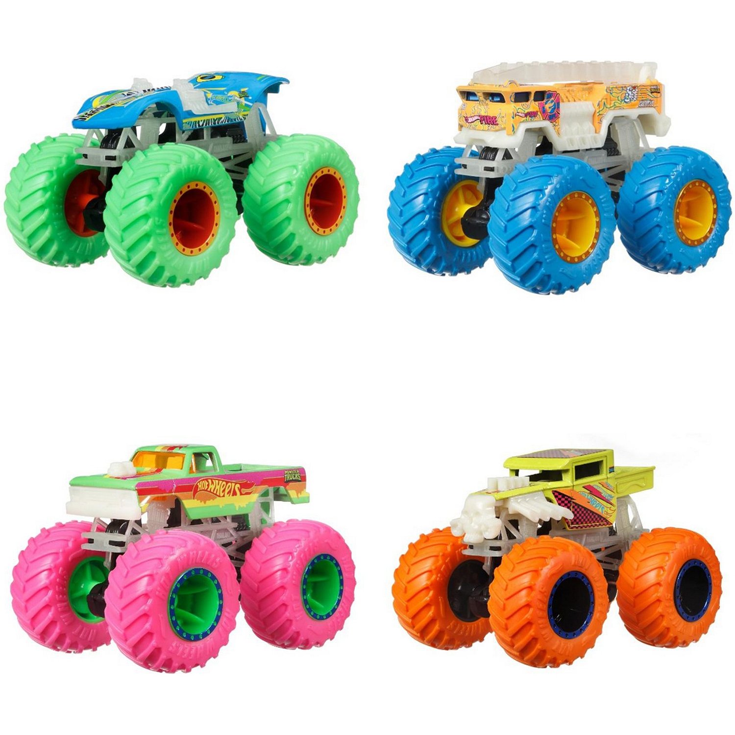 

Машинка Mattel Hot Wheels Светящийся в темноте монстр-трак HCB50