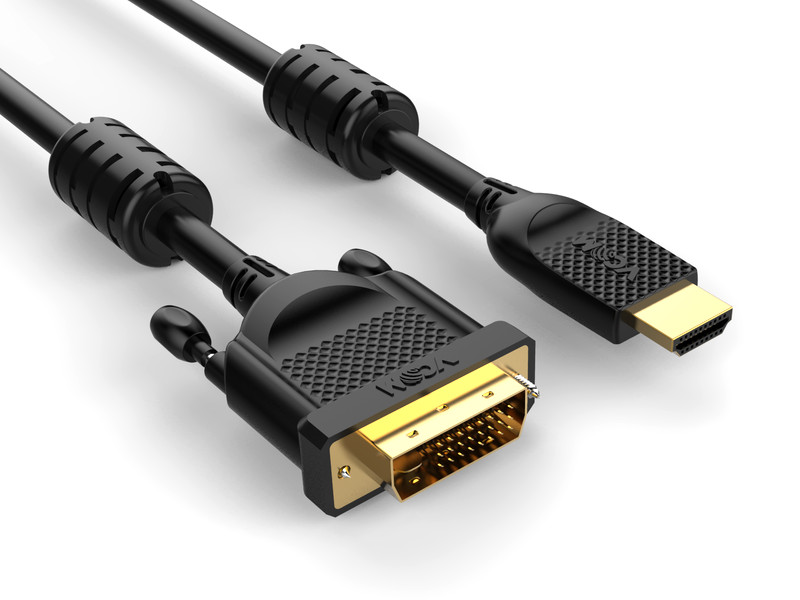 фото Кабель для компьютера vcom hdmi a/m - dvi/m 5.0m cg484gd-5m