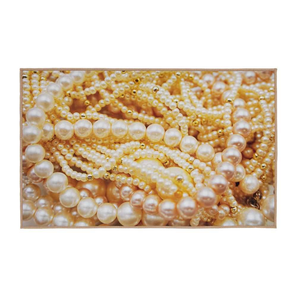 фото Коврик vortex velur spa жемчужное ожерелье 50x80cm 24293