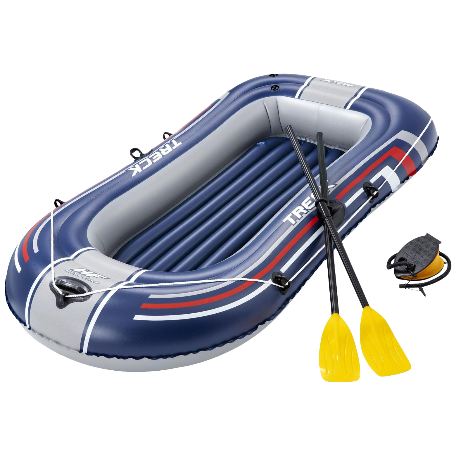 

Лодка Bestway Treck X1 2,34 м х 1,35 м, с вёслами и насосом, 234 х 135 см, 61083