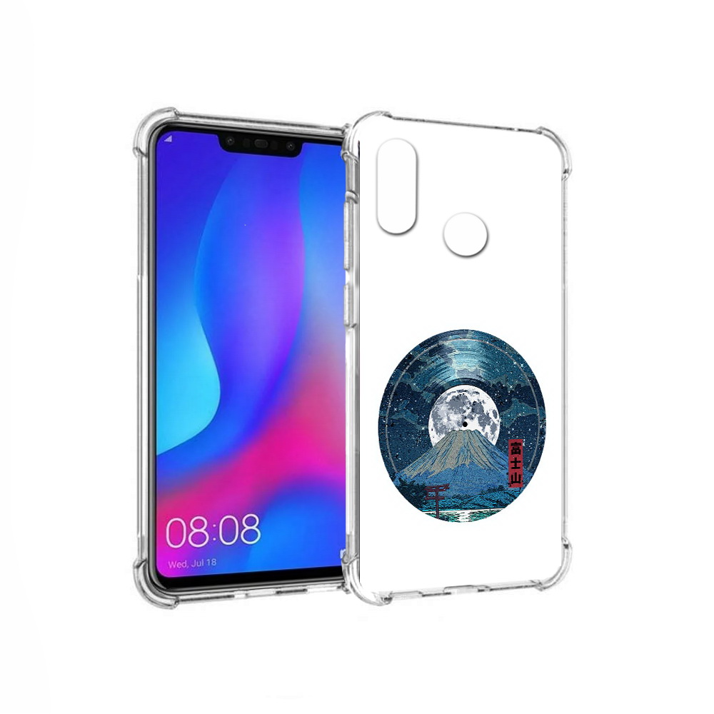 

Чехол MyPads Tocco для Huawei Nova 3 нарисованная виниловая гора с луной (PT115710.27.497), Прозрачный, Tocco