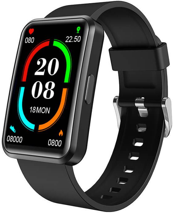 

Смарт-часы Blackview R5, 1.57", уведомления, контроль ЧСС, 24 режимов фитнеса, черные