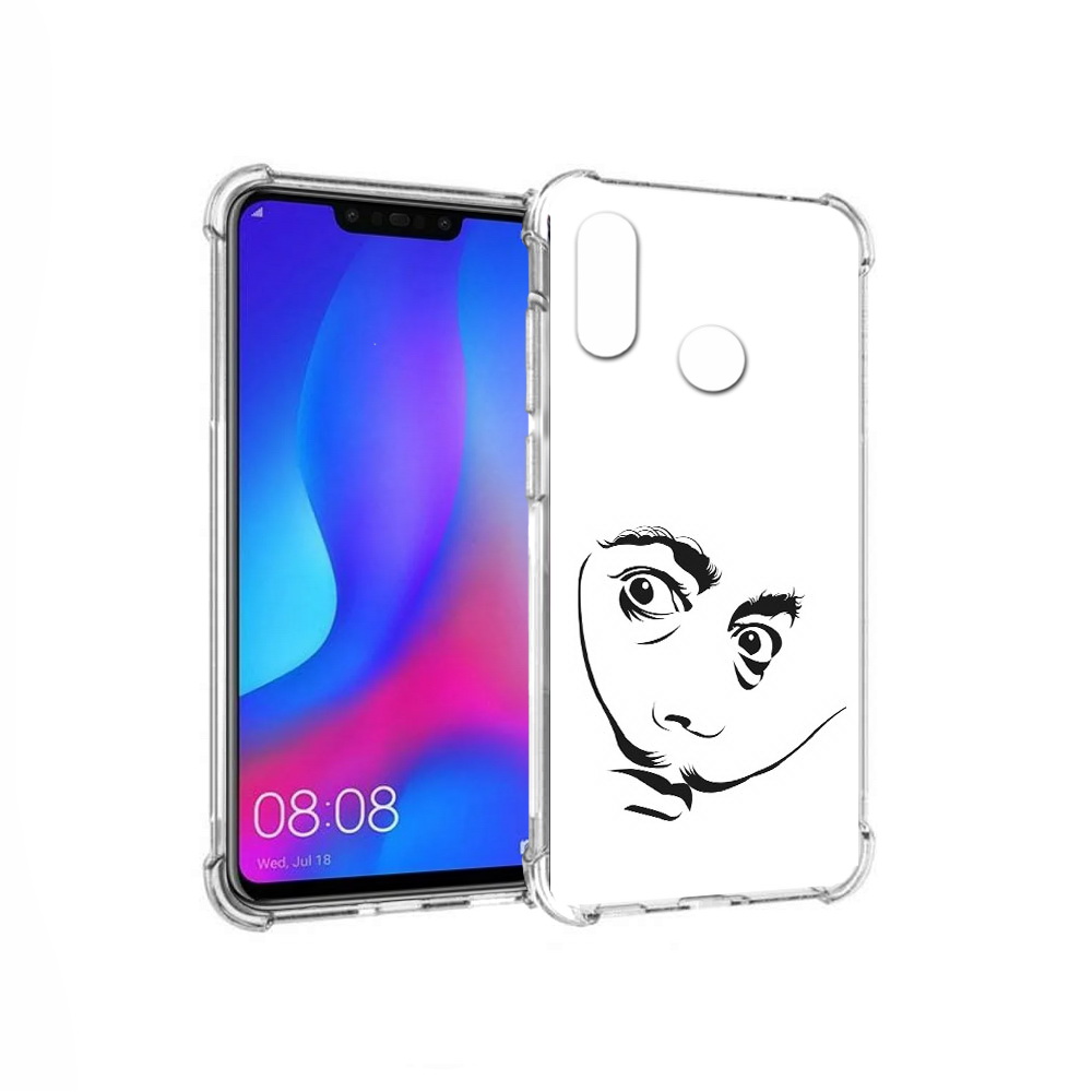 

Чехол MyPads Tocco для Huawei Nova 3 мужчина с длинными усами (PT115710.27.487), Прозрачный, Tocco