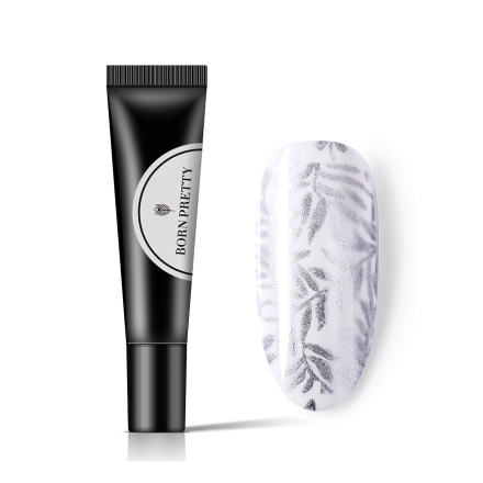 

Гель для стемпинга Born Pretty, №11, Silver Flower