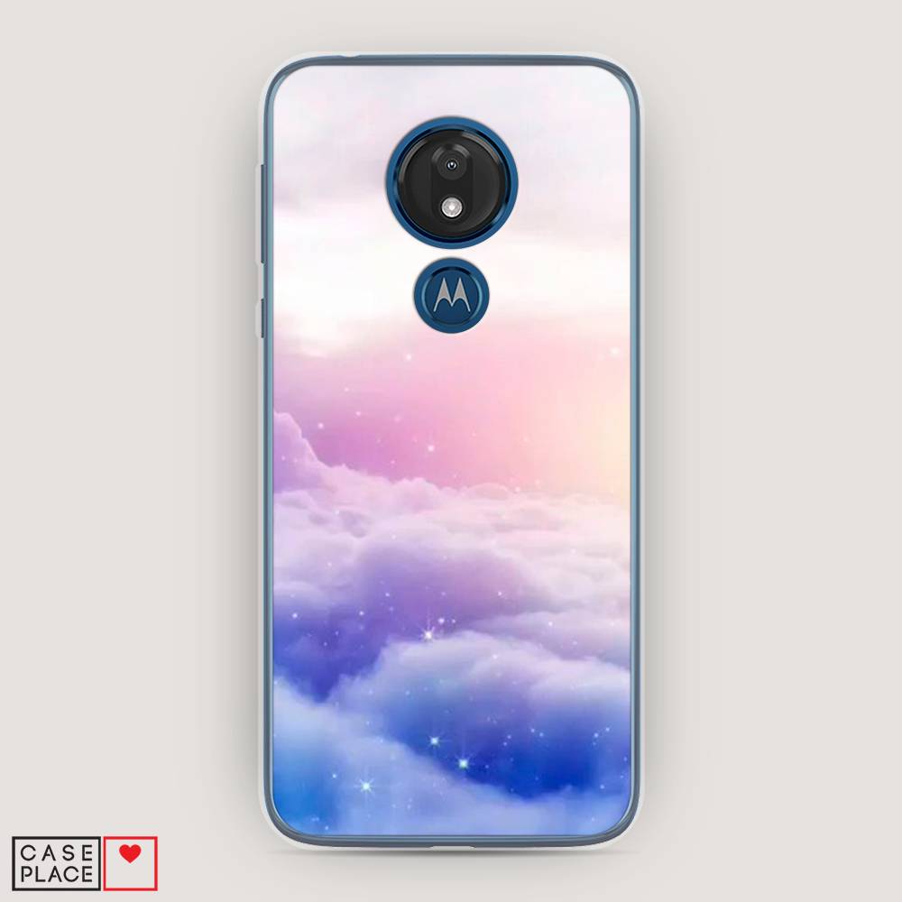 

Чехол для Motorola Moto G7 "Небеса", Голубой;белый;розовый, 241150-2