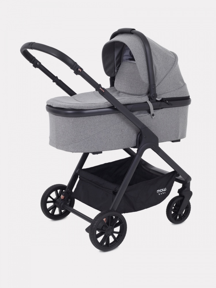 

Коляска детская 2 в 1 MOWBaby MOVE MB401 Silver, MOWBabyMOVE