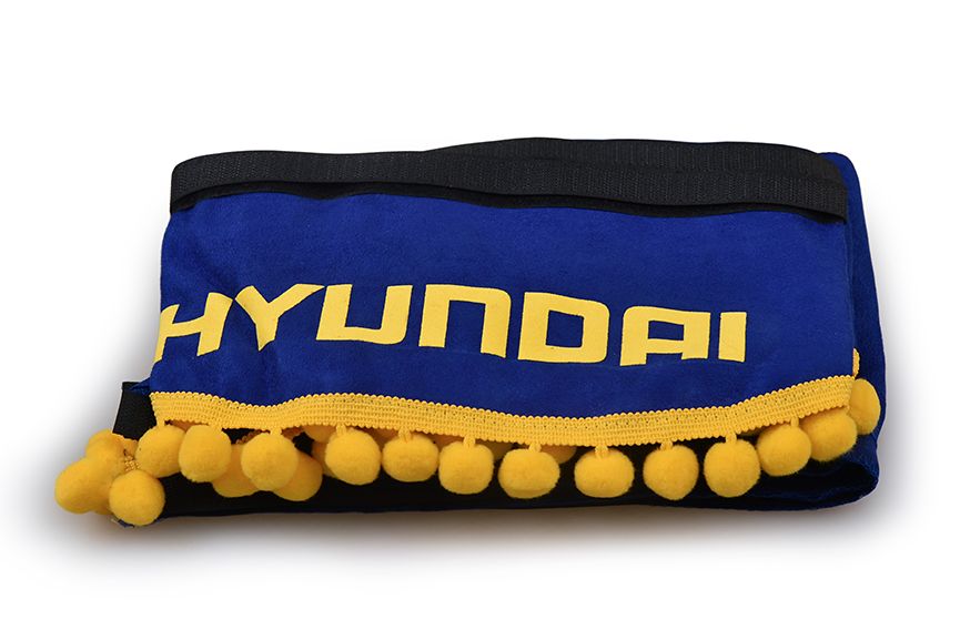 

Ламбрекен HYUNDAI Porter Синий с желтым польская ткань, Желтый;синий