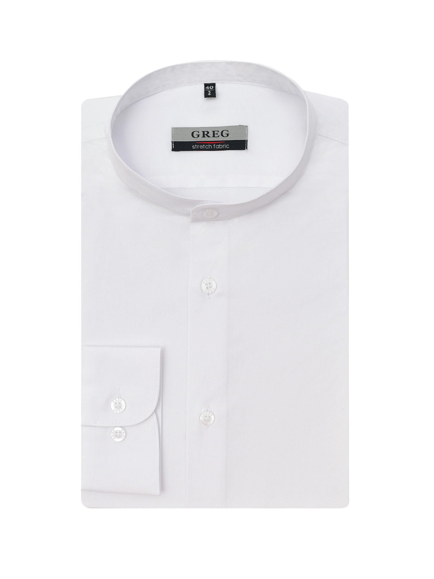 

Рубашка мужская Greg 00-00001091 белая 41, Белый, 00-00001091