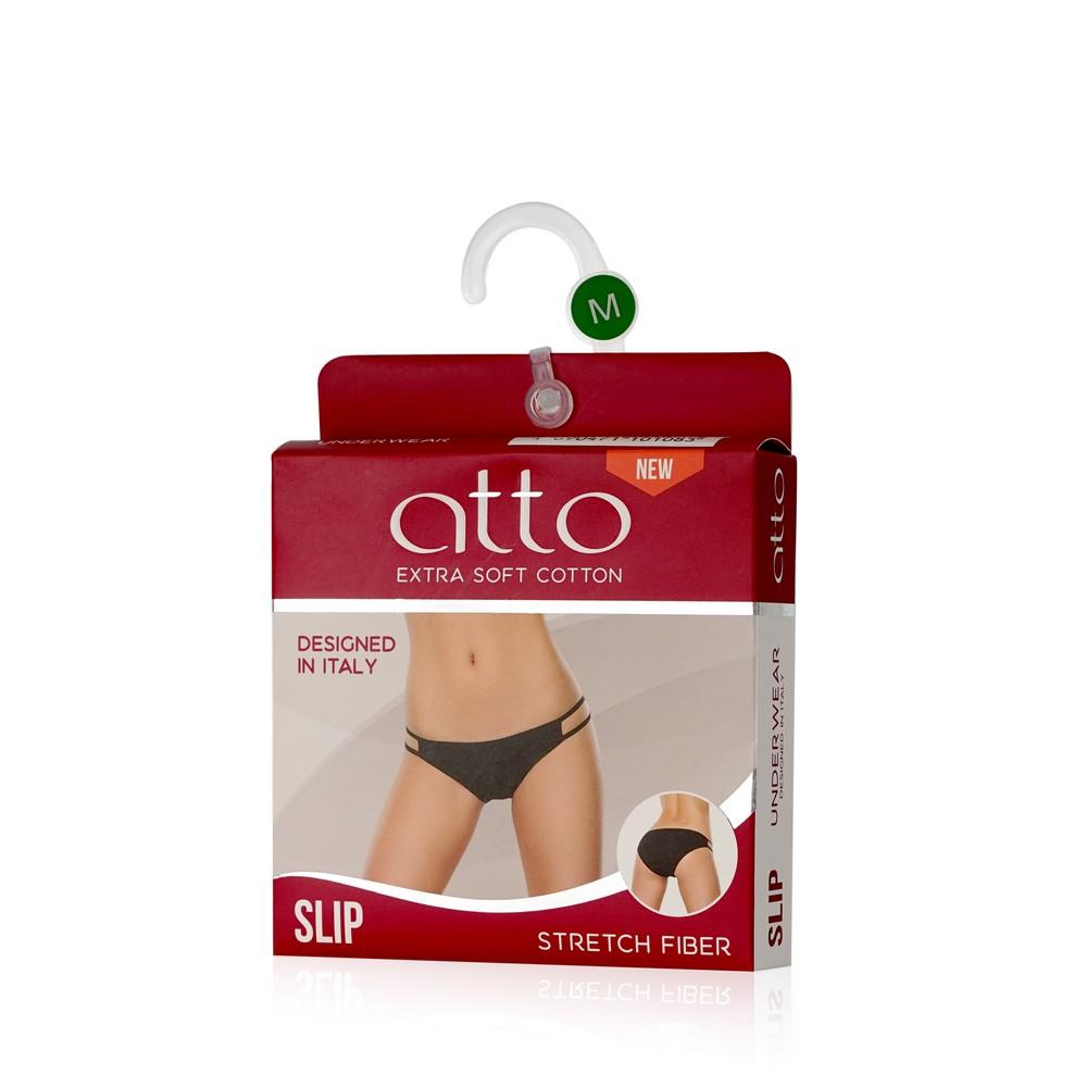 

Трусы женские Atto черные M, Черный