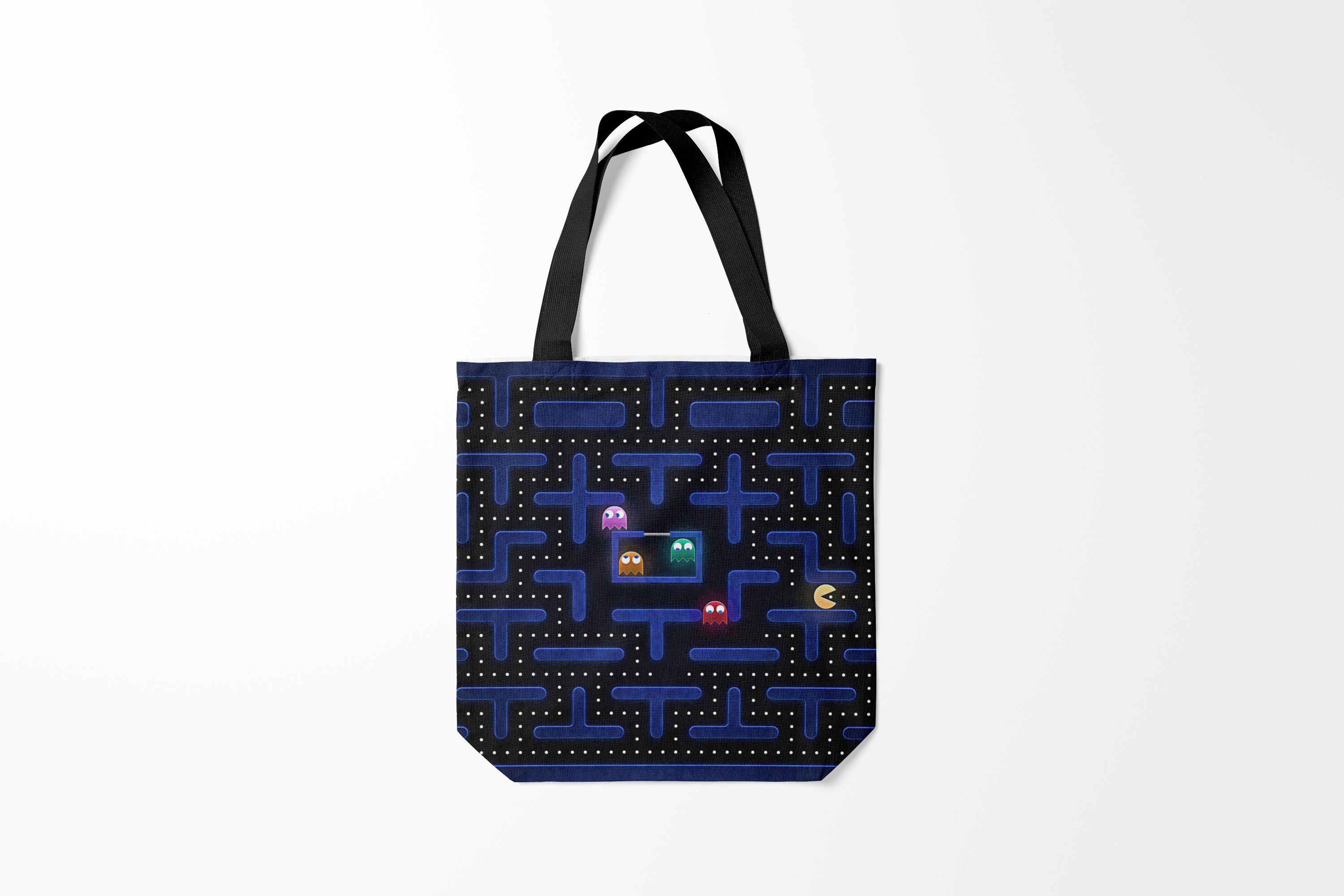 

Сумка шoппер унисекс Burnettie Pac man Pacman, черный, Pac man Pacman