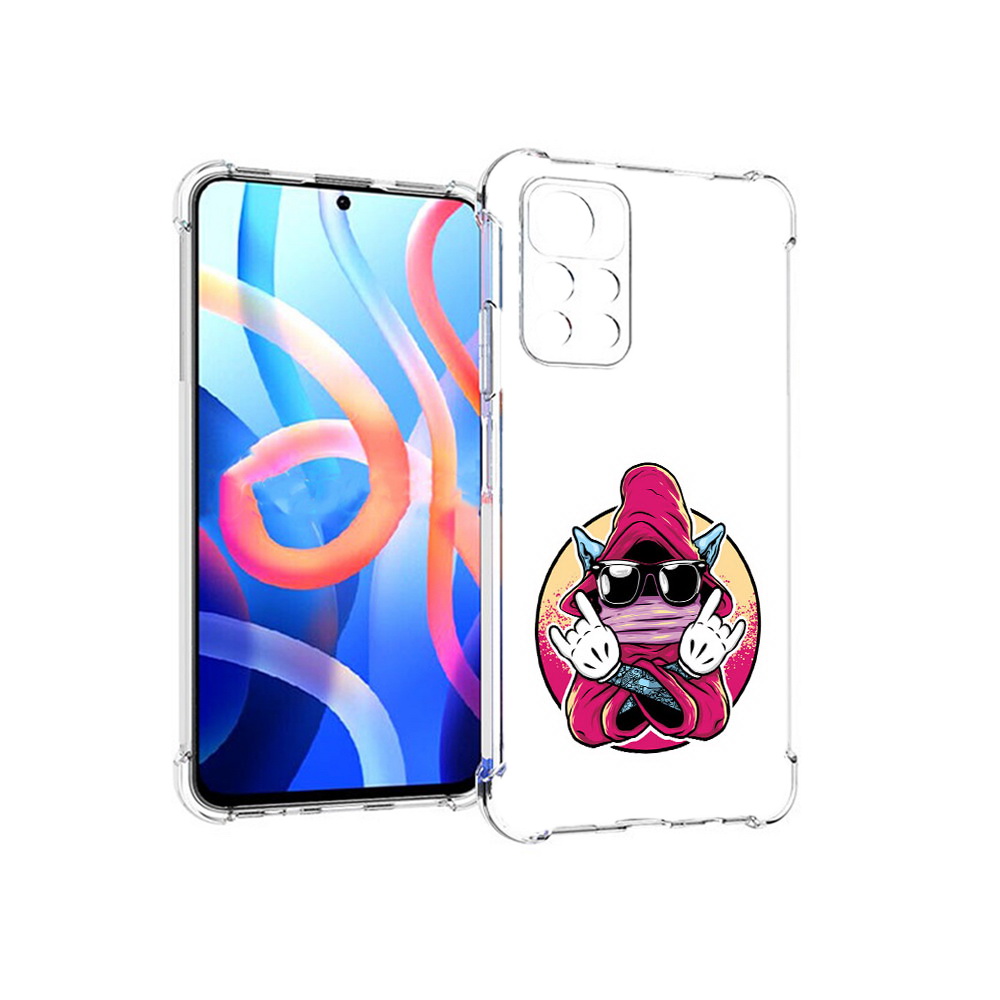 

Чехол MyPads Tocco для Xiaomi Poco M4 Pro 5G йоу (PT200061.301.382), Прозрачный, Tocco