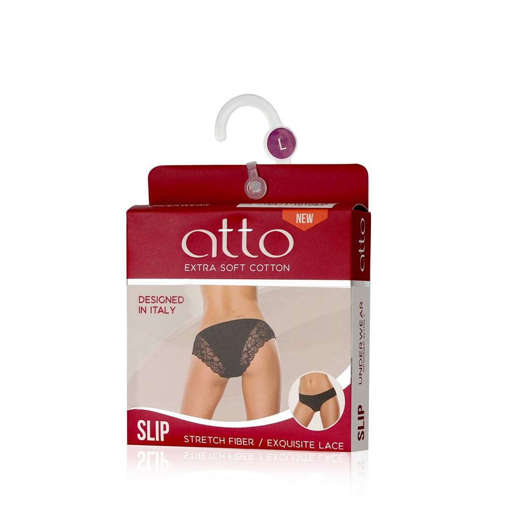 

Трусы женские Atto черные L, Черный
