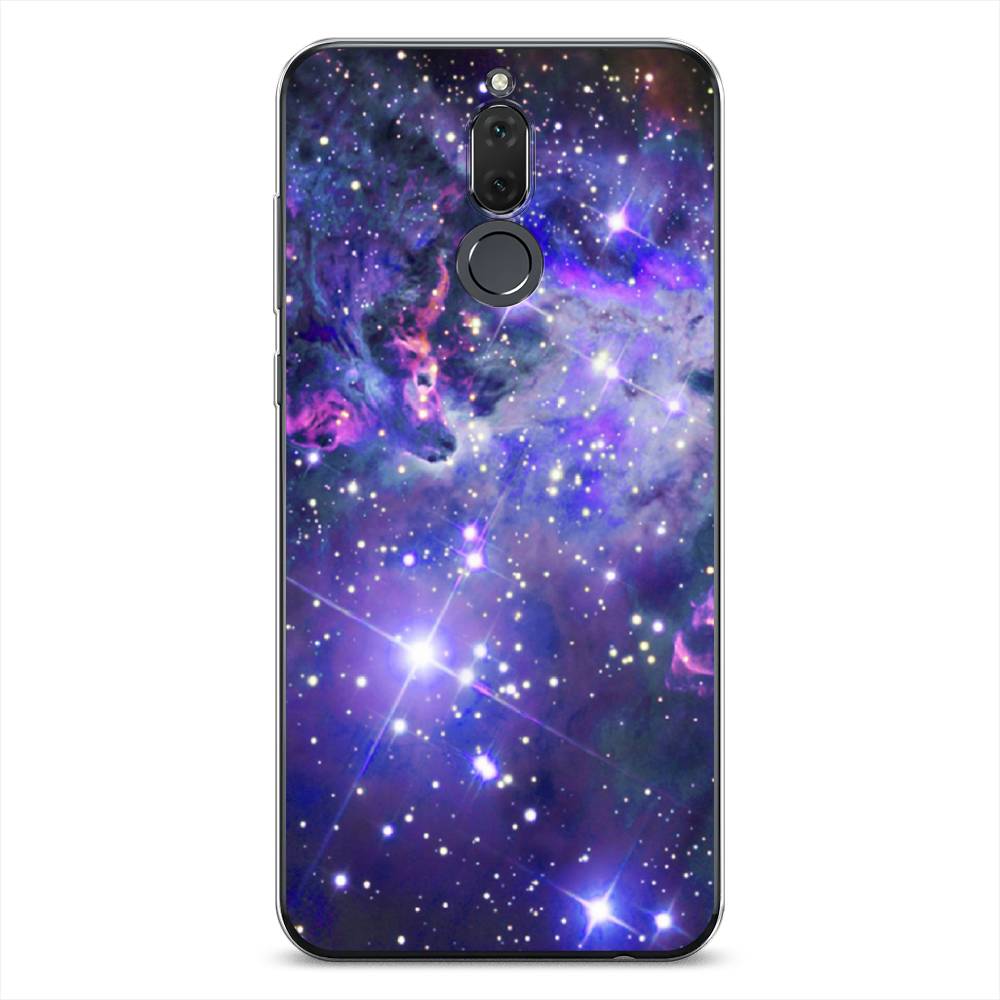 

Чехол Awog на Huawei Nova 2i/Mate 10 Lite "Яркая галактика", Фиолетовый, 6120550-4