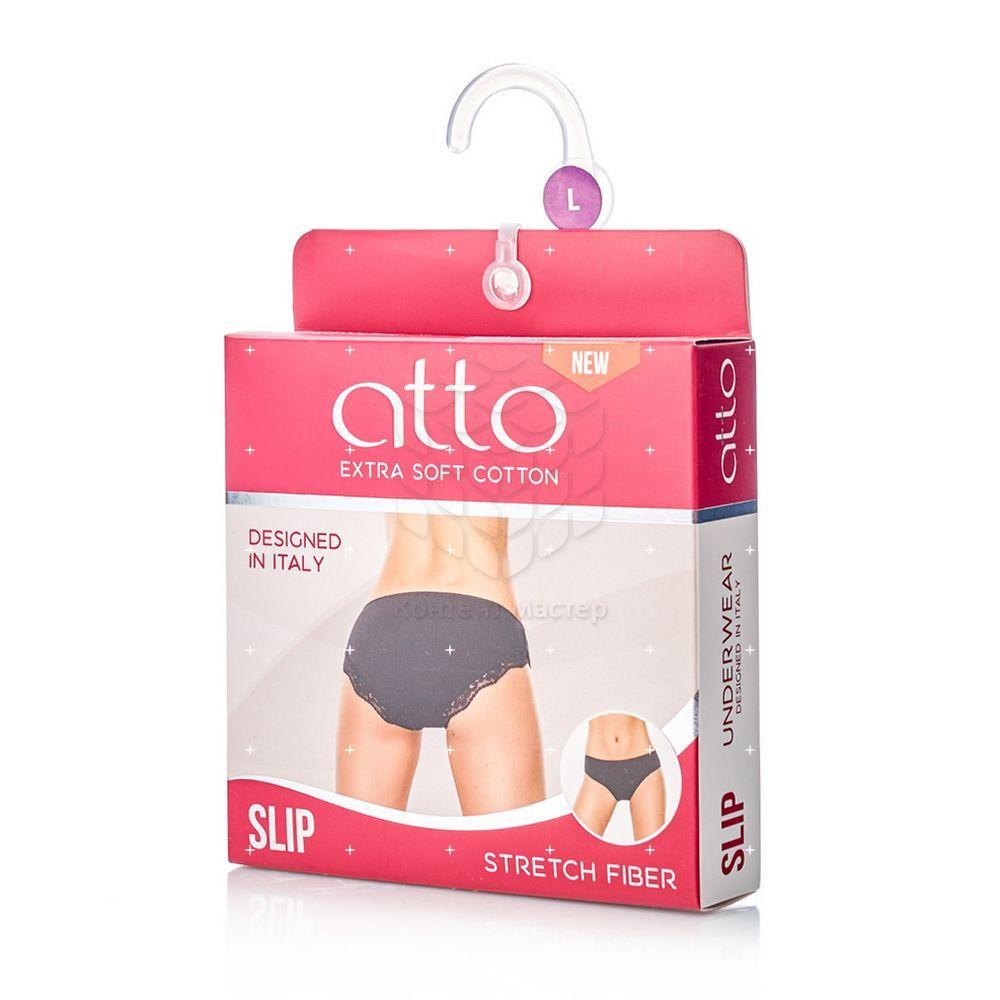 

Трусы женские Atto черные L