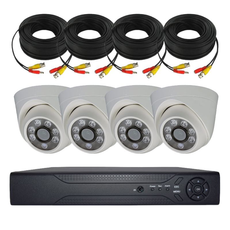 Комплект видеонаблюдения AHD 5Мп Ps-Link KIT-A504HD 4 камеры для помещения раскраска пластилином каляка маляка жители африки 4 картинки 20x20