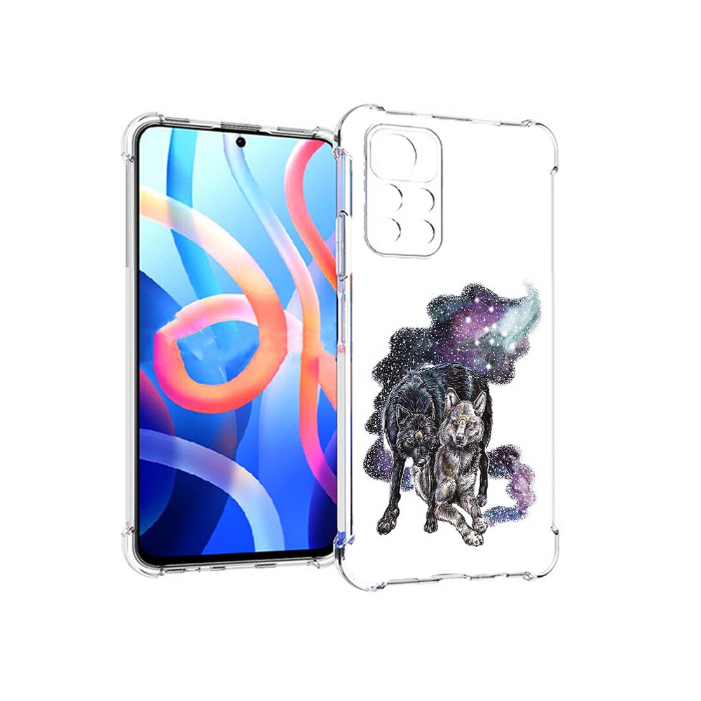

Чехол MyPads Tocco для Xiaomi Poco M4 Pro 5G звездные волки (PT200061.301.352), Прозрачный, Tocco
