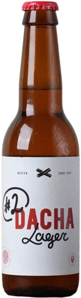 

Пиво "Dacha" Lager #2, 0,33 л, Светлое